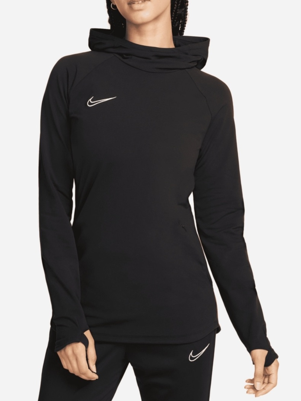 Nike Women's Dri-FIT Academy Hoodie size Large black